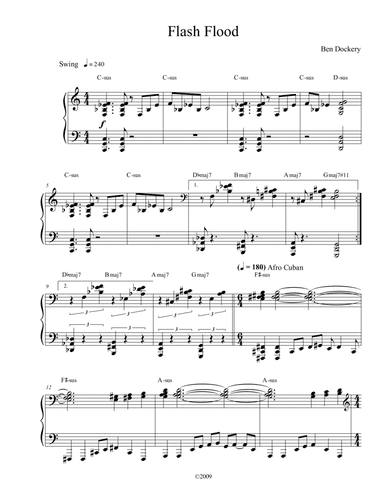 Flash Flood (Jazz Piano)