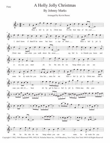 A Holly Jolly Christmas (arr. Kevin Busse)