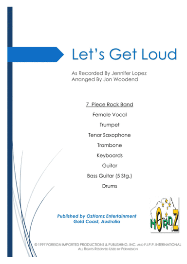 Let's Get Loud (arr. Jon Woodend)