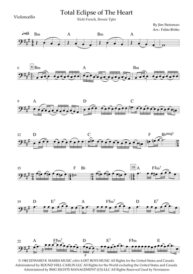 Total Eclipse Of The Heart (arr. Fabio Britto)