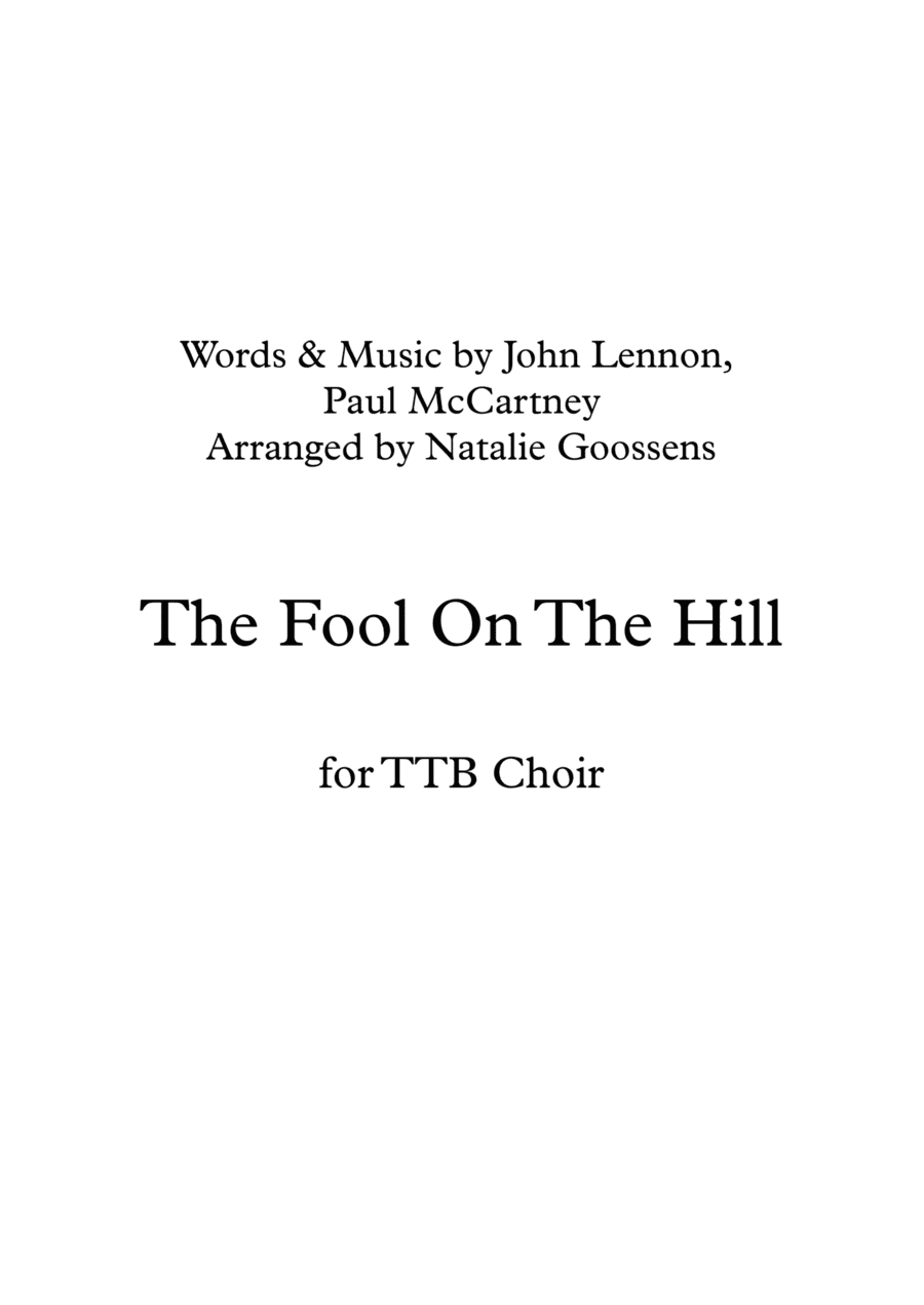 The Fool On The Hill (arr. Natalie Goossens)