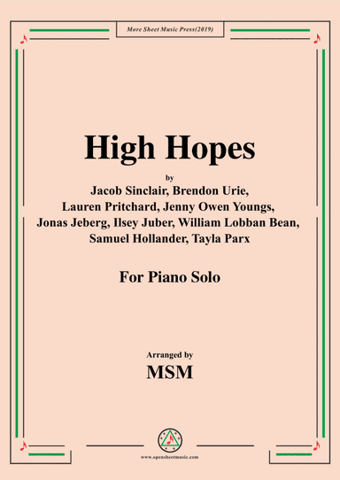 Panic Panic (arr. Open Cloud)