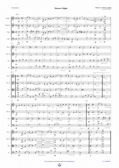 Moscow Nights (arr. Josef Štastný)