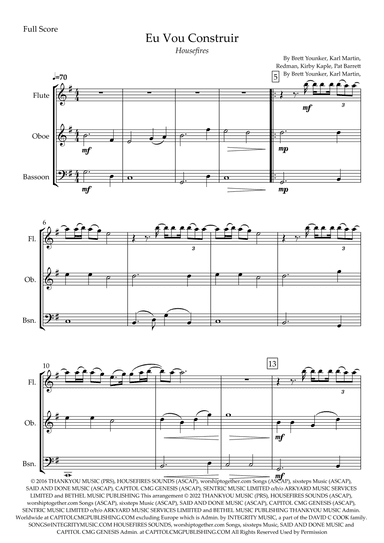 Build My Life (arr. Fabio Britto)