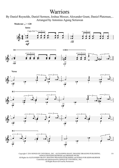 Warriors (arr. Antonius Agung Setiawan)