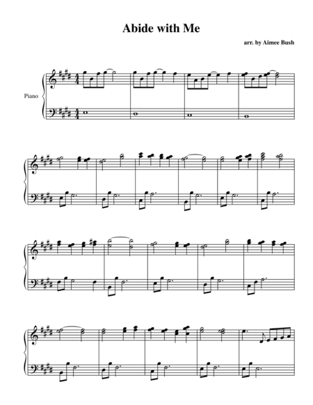 Abide with Me (arr. Aimee Bush)