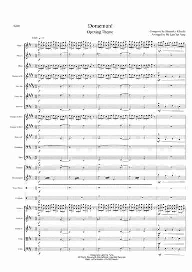 Doraemon For Orchestra (arr. Lam Yat Fung)
