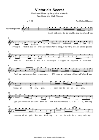 Victoria's Secret (arr. Michael Habrom)