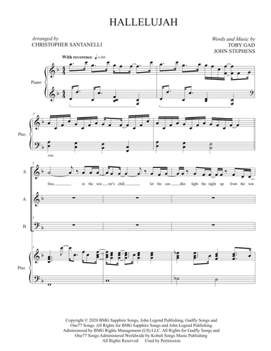 Hallelujah (arr. Christopher Santanelli)