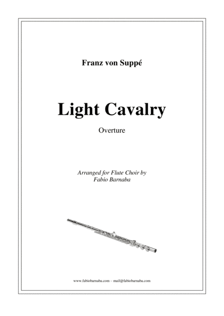 Light Cavalry - Overture for Flute Choir (arr. Fabio Barnaba)