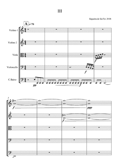 STRING QUINTET-TEXTURES VOLUME 1 PIECE N ° 3