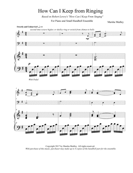 How Can I Keep From Ringing? (arr. Marsha Medley)