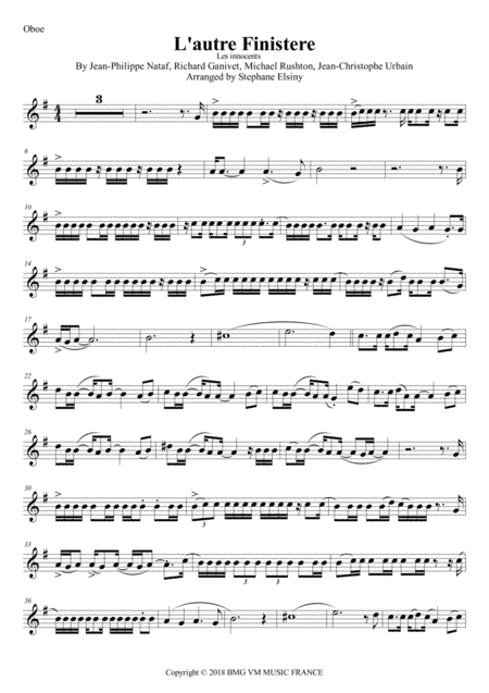 L'autre Finistere (arr. Stephane ELSINY)