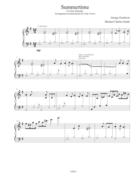 Summertime (arr. Michael Charles Smith)