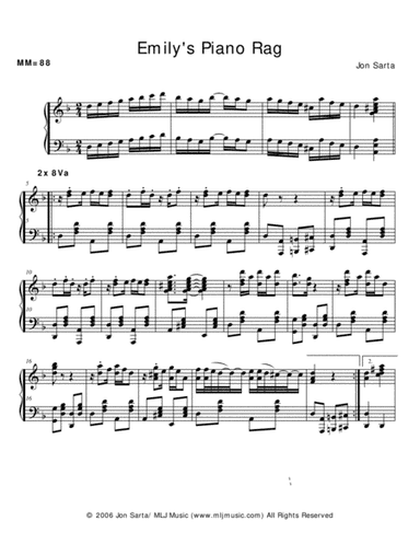 Emily's Piano Rag