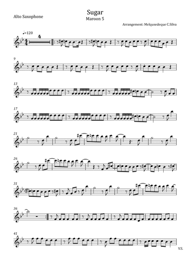 Sugar (arr. Melquisedeque C.Silva)