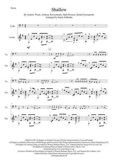 Shallow (arr. Inacio Saldanha)