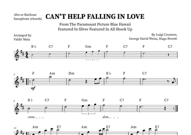 Can't Help Falling In Love (arr. Valdir Maia)