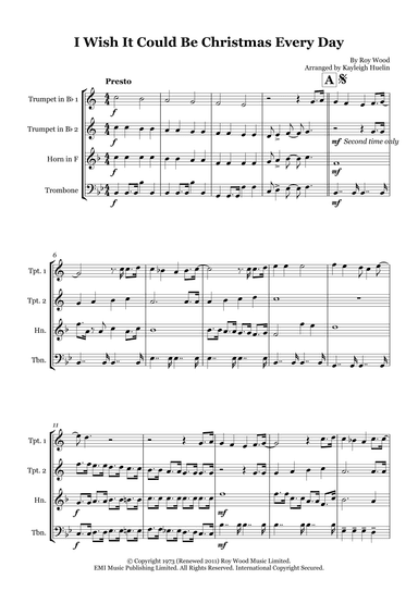 I Wish It Could Be Christmas Every Day (arr. Kayleigh Huelin)