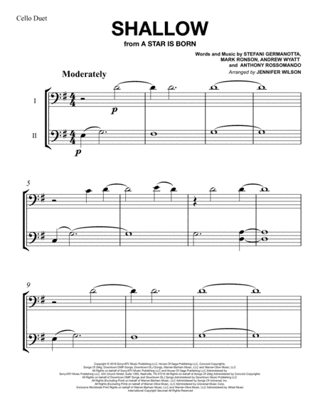 Shallow (arr. Jennifer Wilson)