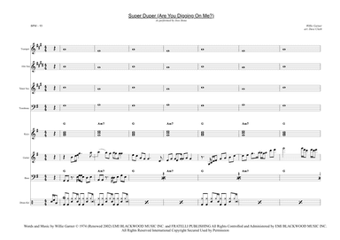 Super Duper Love (part I And Ii) (arr. David E. Clark)