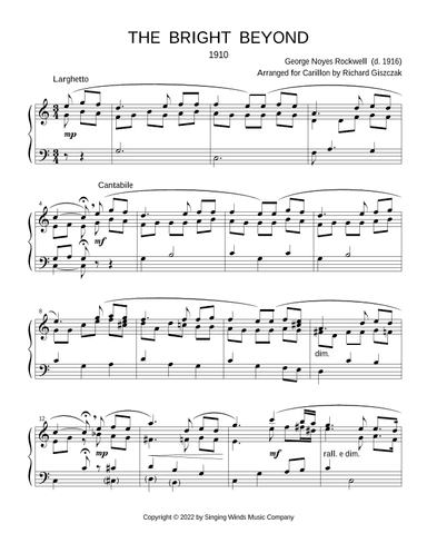 The Bright Beyond (arr. Richard Giszczak)