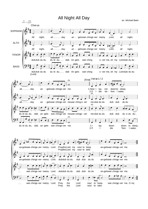 5 Songs your choir will love #2 (arr. Michael Beier)