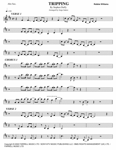 Tripping (arr. Jorge Juárez)