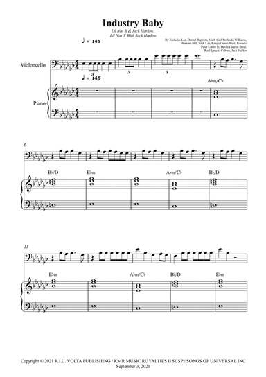 Industry Baby (arr. Wesley S. SIlva)