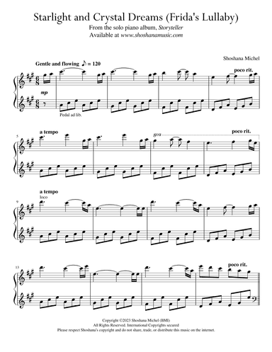 Starlight and Crystal Dreams (Frida's Lullaby)