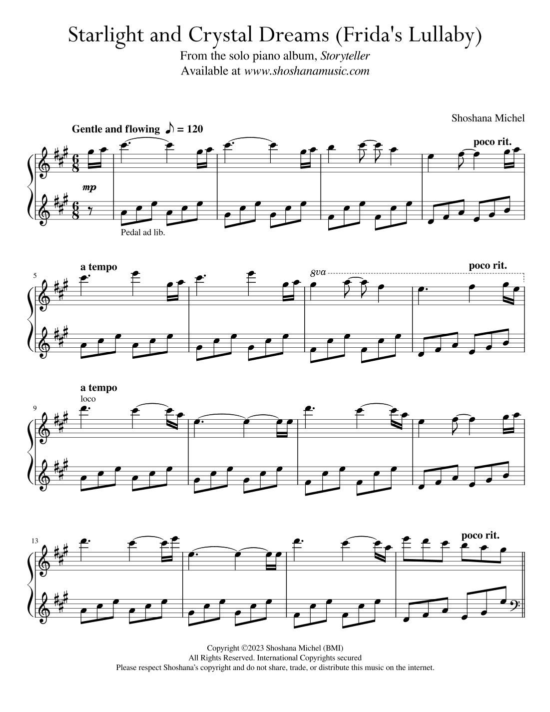 Starlight and Crystal Dreams (Frida's Lullaby)