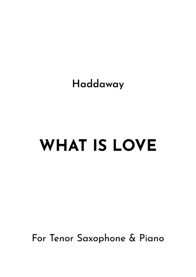 What Is Love (arr. Jireh J.)