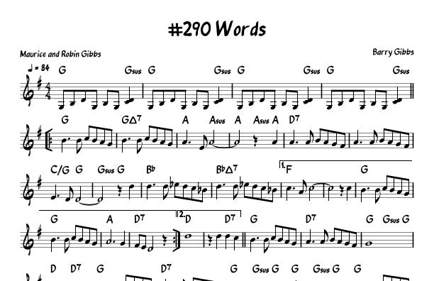 Words (arr. John Fries)
