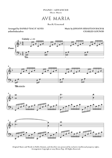 Ave Maria (arr. Danilo "Daca" Alves)