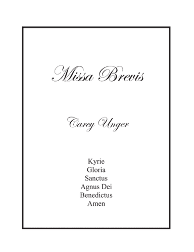 Missa Brevis