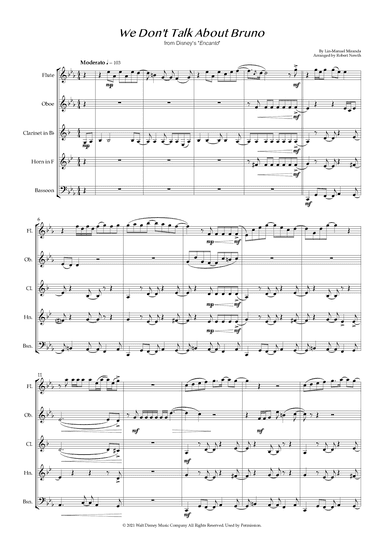 We Don't Talk About Bruno (arr. Robert Newth)
