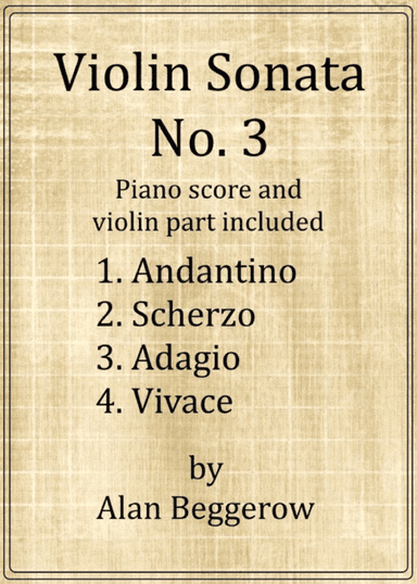 Violin Sonata No. 3