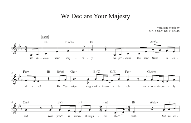 We Declare Your Majesty (arr. Travis J. Gandy)