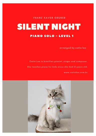 Silent Night - Traditional for Piano Solo (arr. Catia Lee)