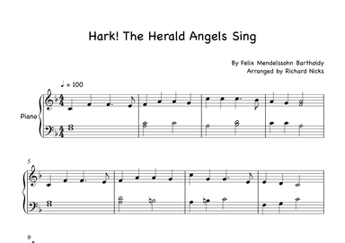 Hark! The Herald Angels  Sing (arr. Richard Nicks)
