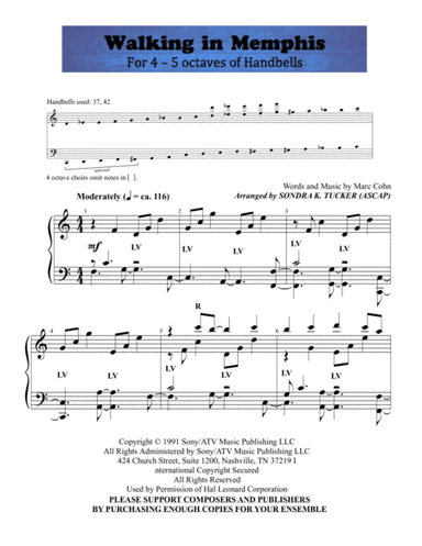 Walking In Memphis (arr. Sondra K. Tucker)
