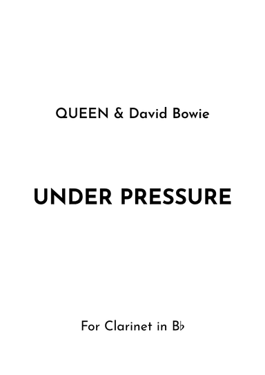 Under Pressure (arr. Jireh J.)