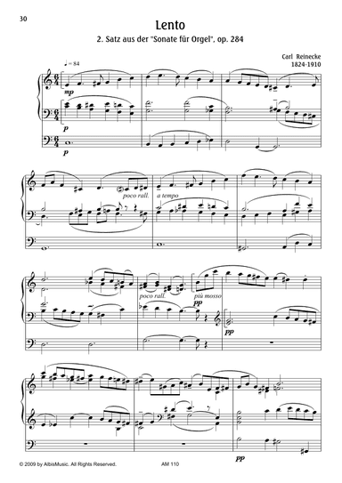 Lento (2nd Mvt.) from Sonata for Organ op.284 (arr. Walter F. Zielke)