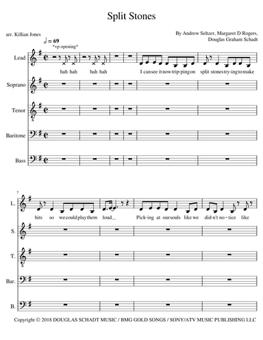 Split Stones (arr. Killian Jones)