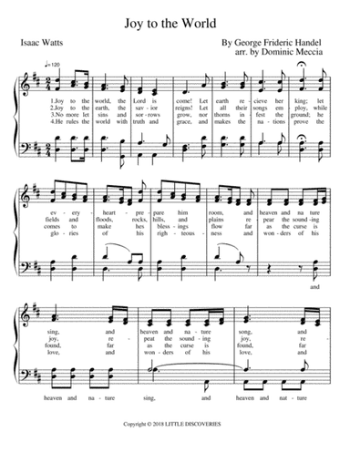 Joy To The World (arr. Dominic Meccia)