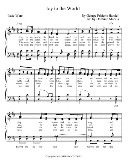 Joy To The World (arr. Dominic Meccia)