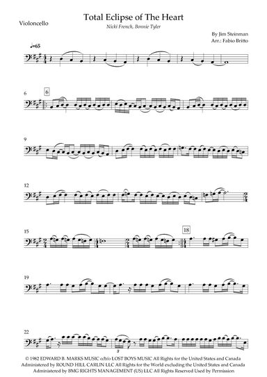 Total Eclipse Of The Heart (arr. Fabio Britto)