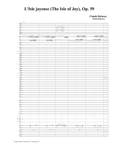 L'isle Joyeuse (The Isle of Joy) (Symphonic Band) (arr. Richard Byrnes)