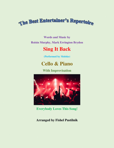 Sing It Back (arr. Fishel Pustilnik)