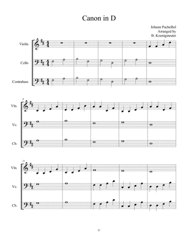 Canon in D (arr. Brennan Koenigsreuter)